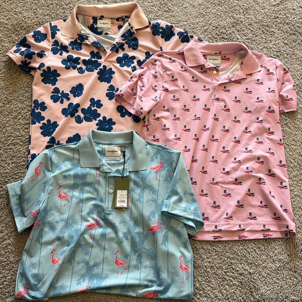 3 Goodfellow Polos